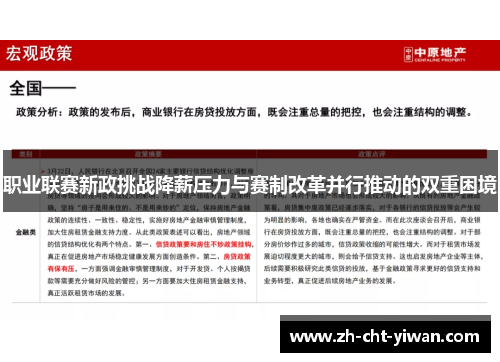 职业联赛新政挑战降薪压力与赛制改革并行推动的双重困境