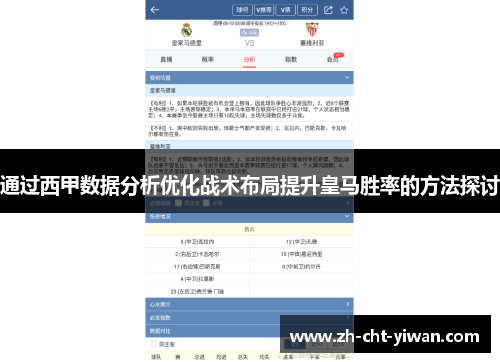 通过西甲数据分析优化战术布局提升皇马胜率的方法探讨